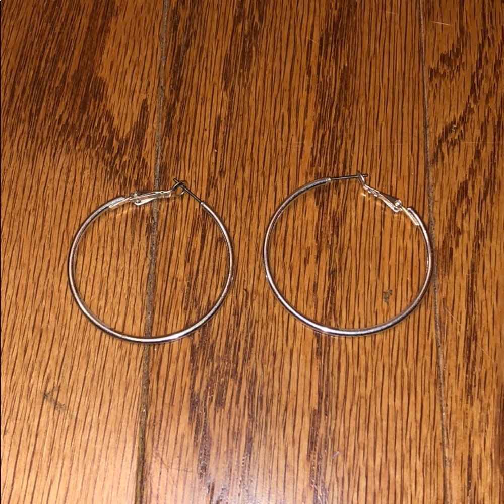 Silver Hoop Earrings